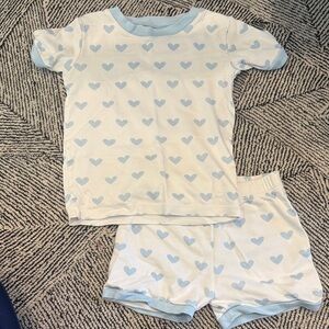 LAKE Blue Heart Kids Pajamas